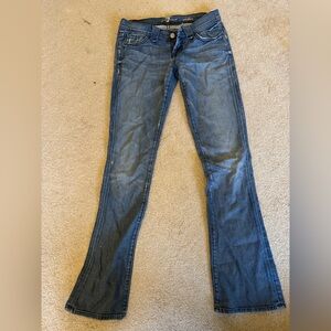 7 for all mankind y2k low rise jeans